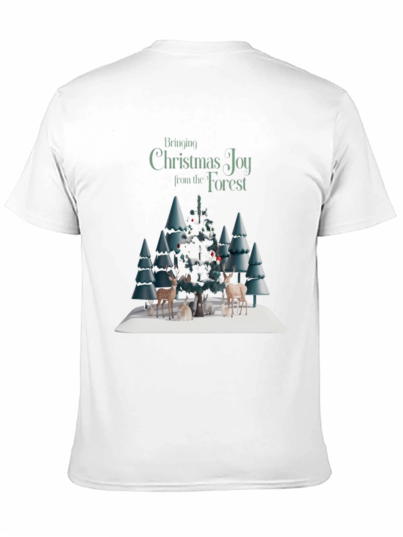 Christmas Joy Forest Graphic Tee