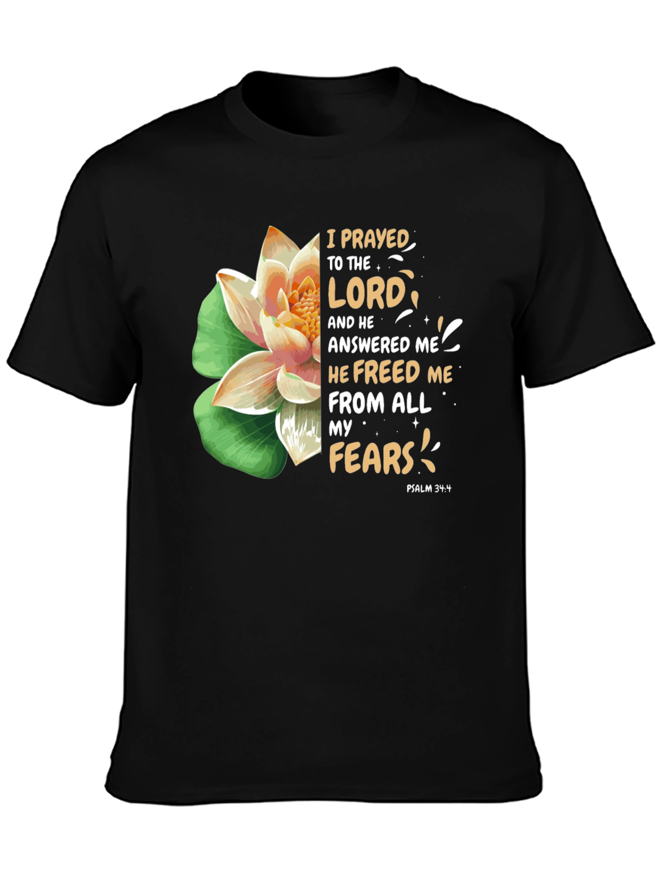 Faith-Inspired T-Shirt: I Prayed to The Lord