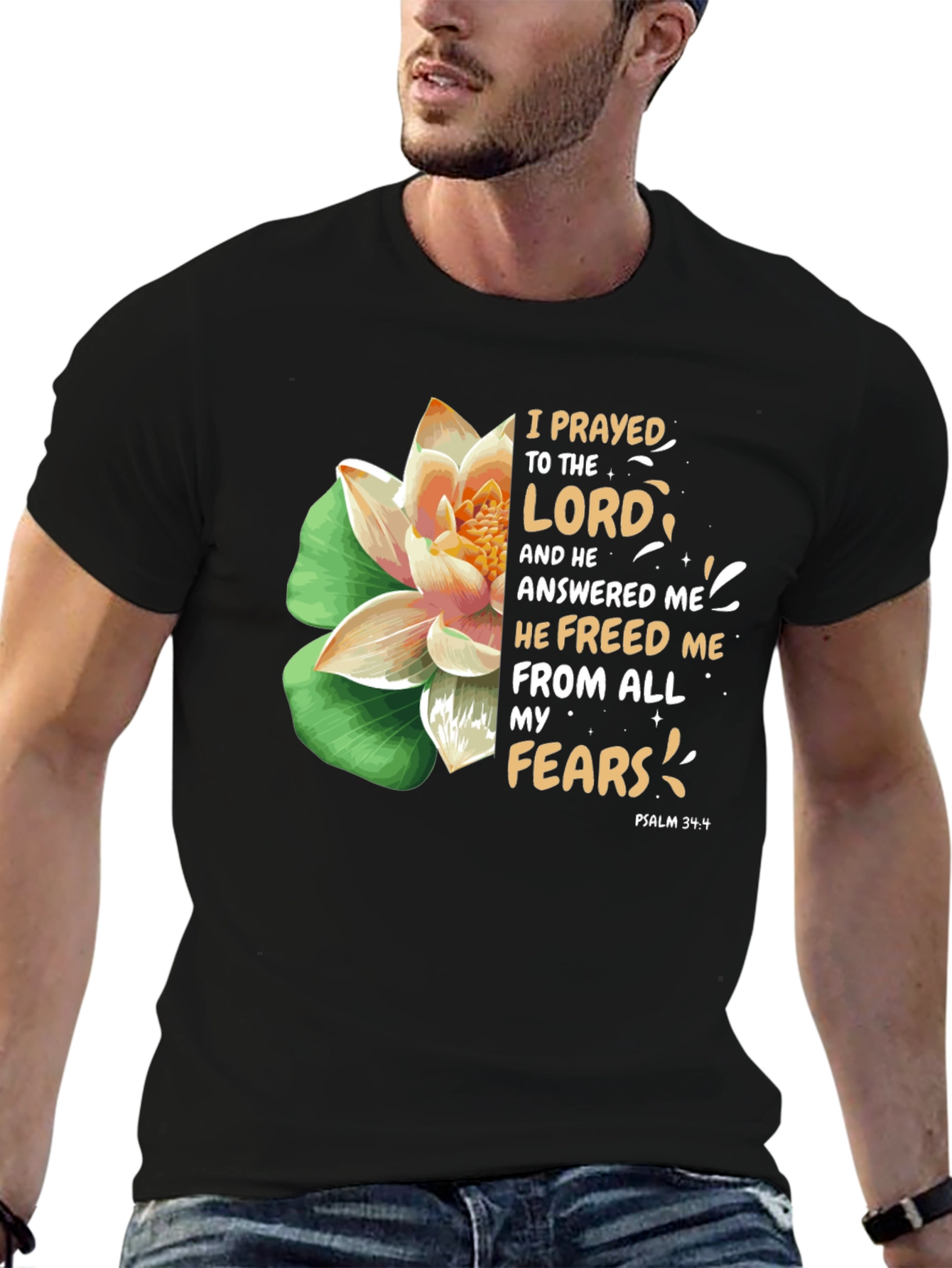 Faith-Inspired T-Shirt: I Prayed to The Lord