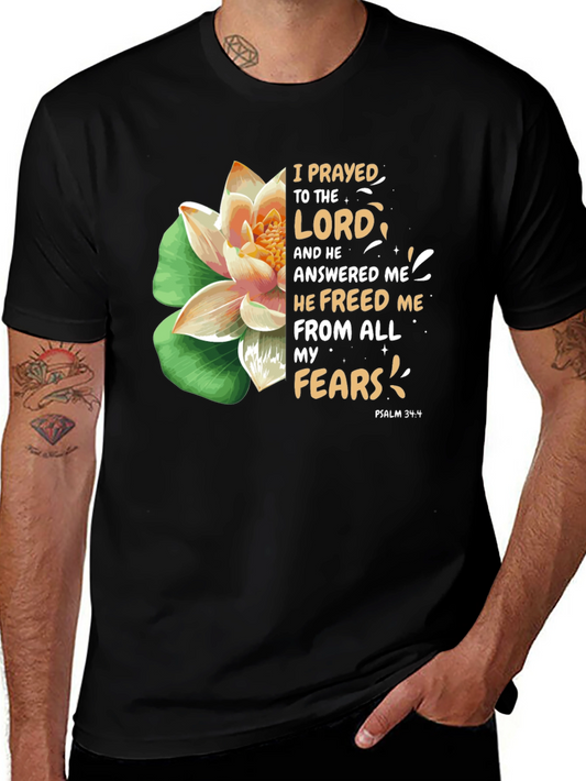 Faith-Inspired T-Shirt: I Prayed to The Lord