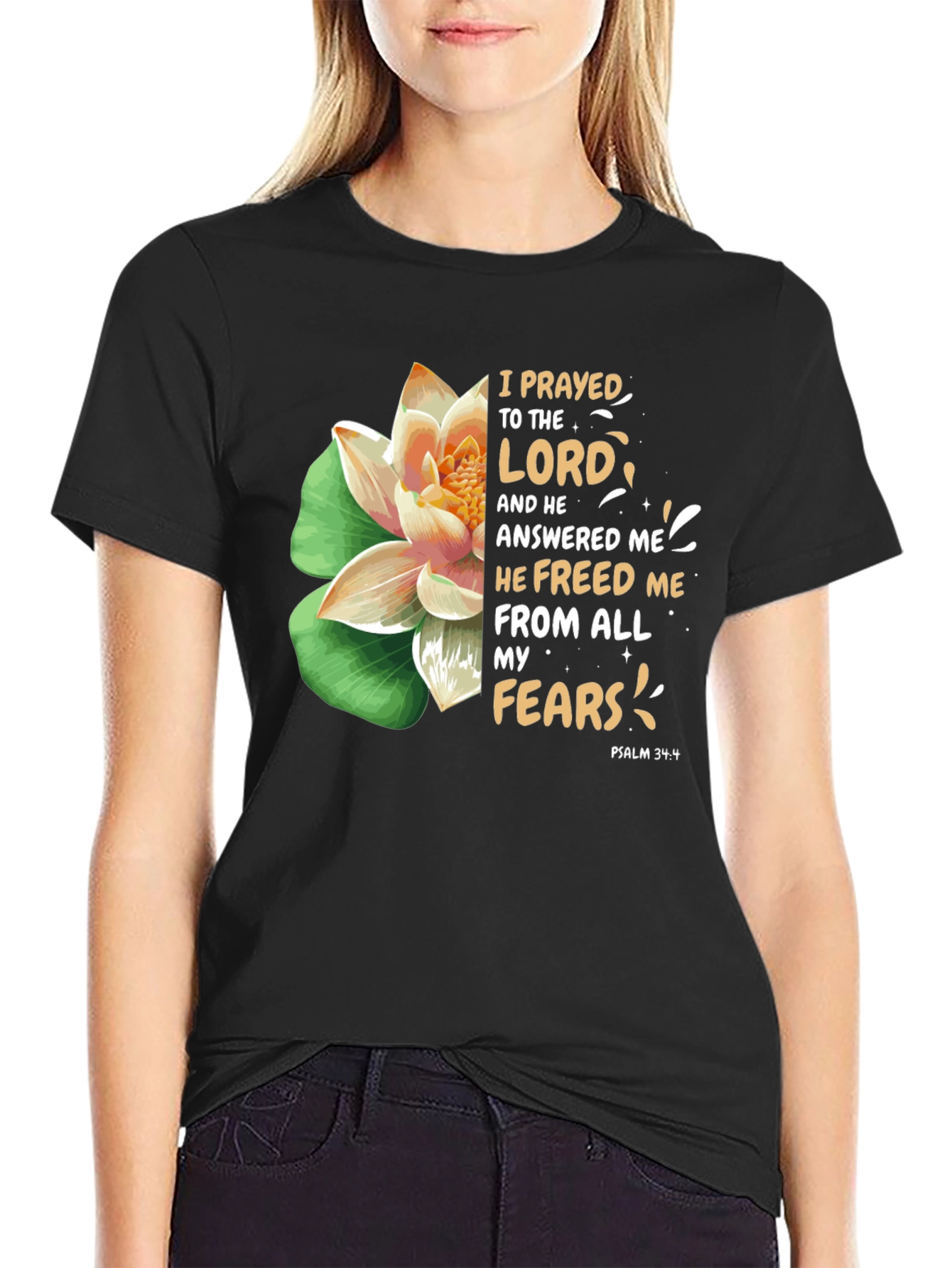 Faith-Inspired T-Shirt: I Prayed to The Lord