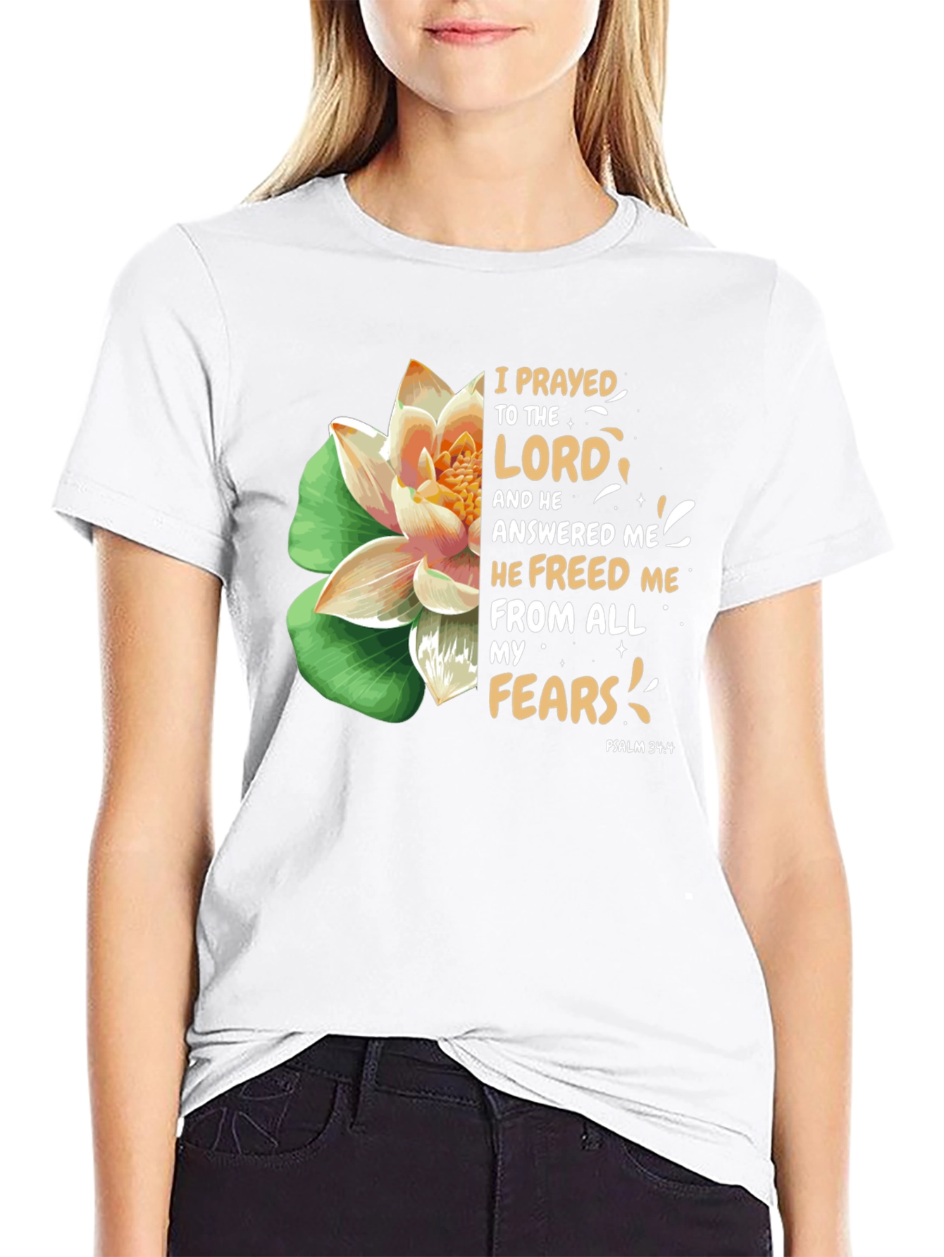 Faith-Inspired T-Shirt: I Prayed to The Lord