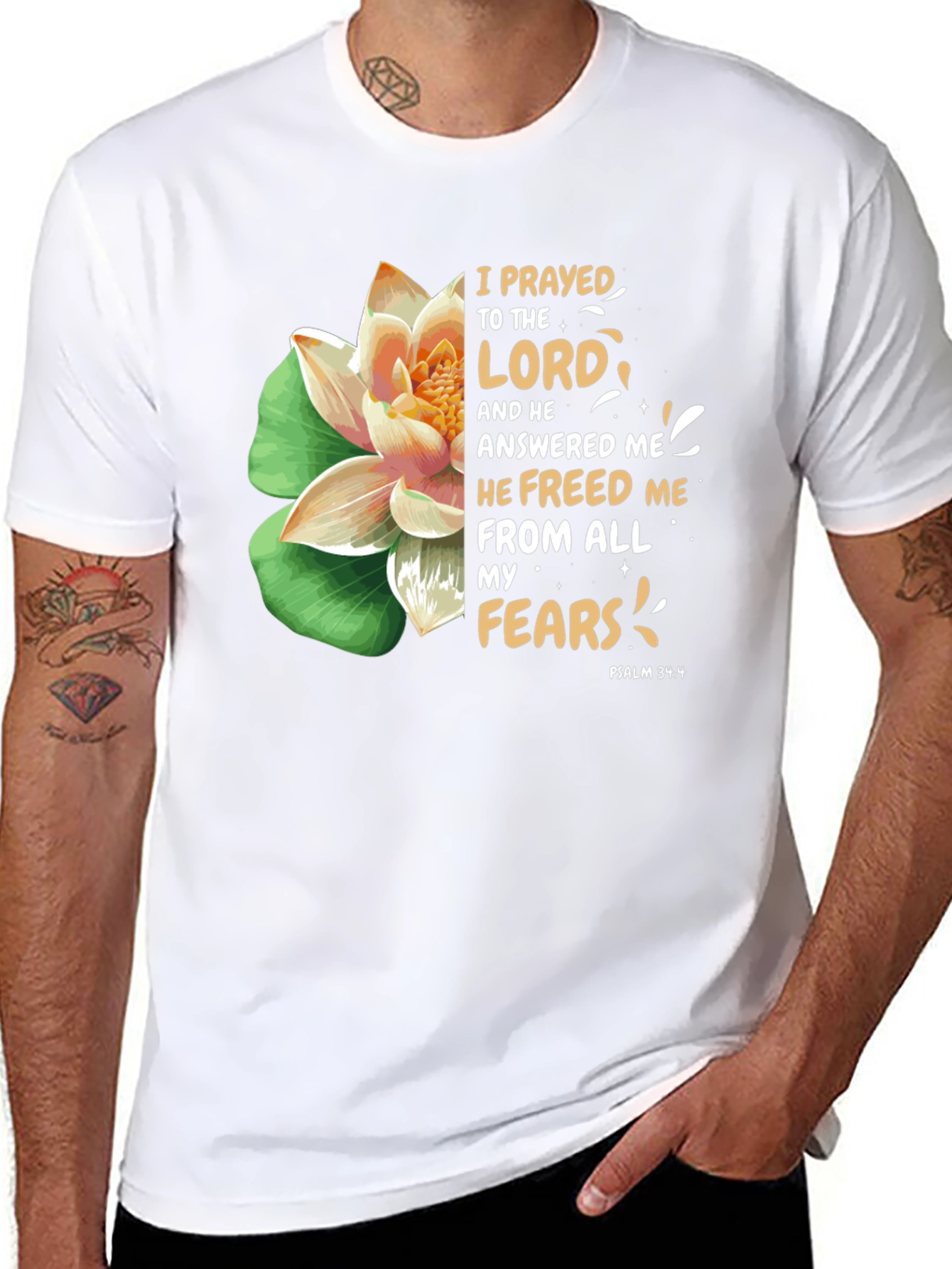 Faith-Inspired T-Shirt: I Prayed to The Lord