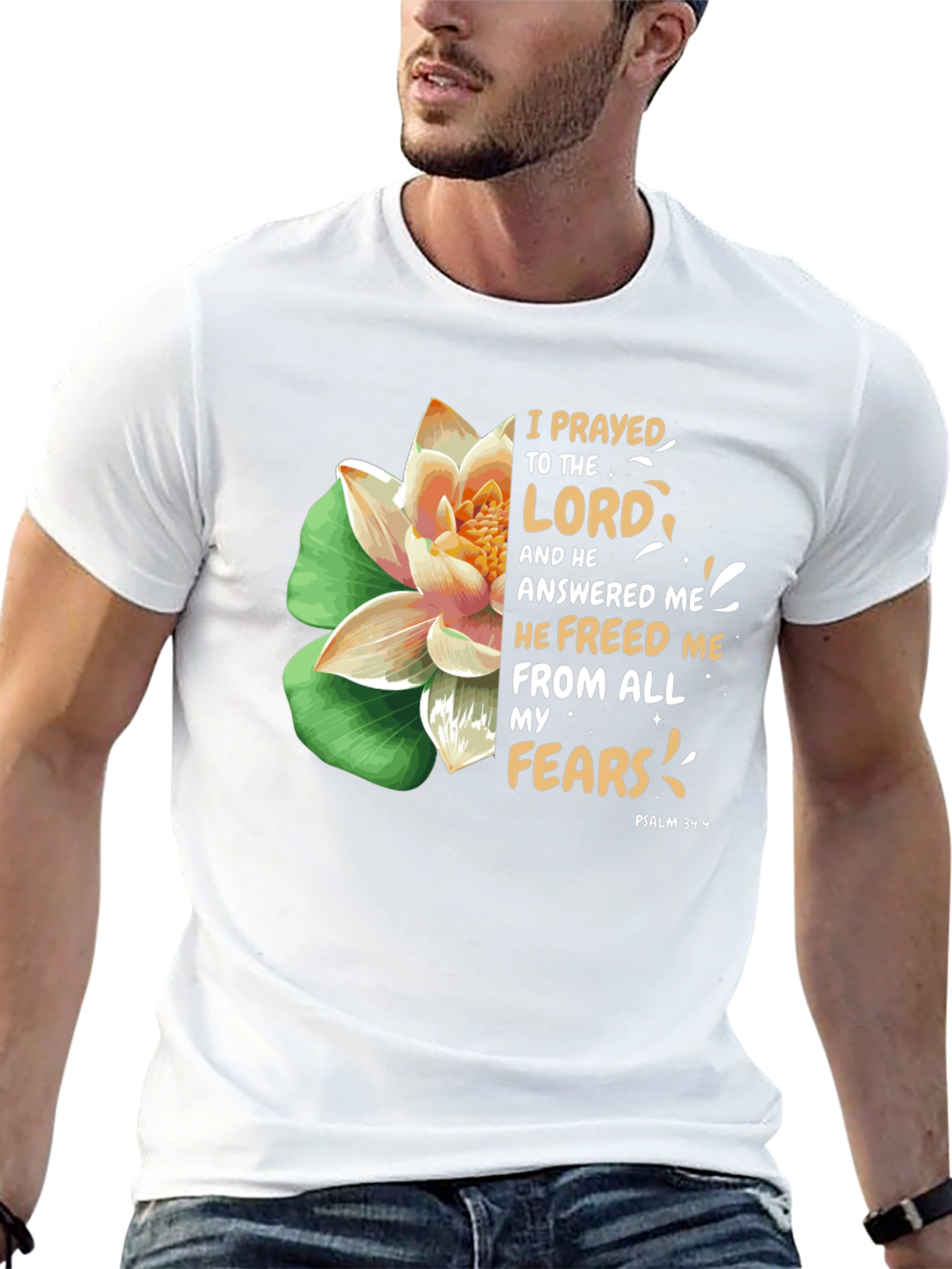 Faith-Inspired T-Shirt: I Prayed to The Lord