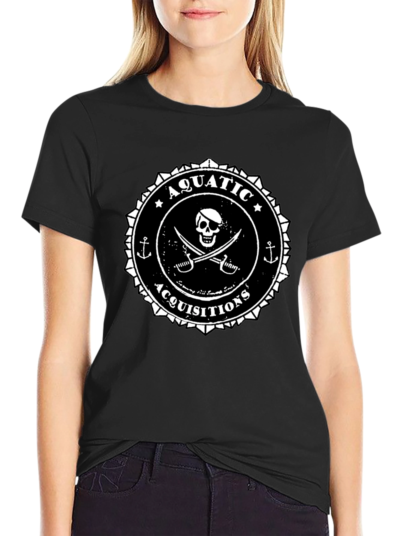 Aquatic Acquisitions Pirate Graphic T-Shirt