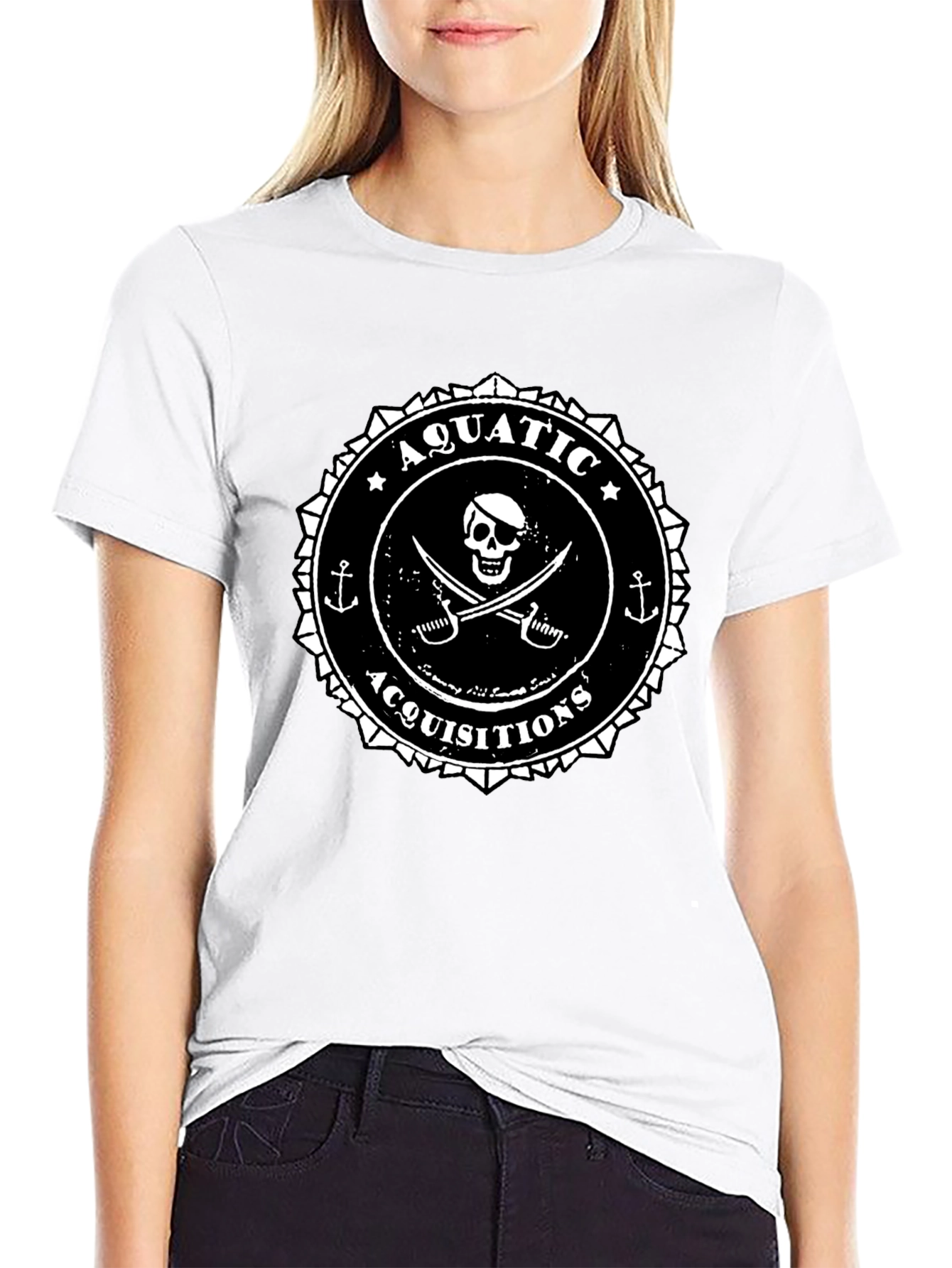 Aquatic Acquisitions Pirate Graphic T-Shirt