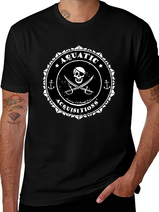 Aquatic Acquisitions Pirate Graphic T-Shirt