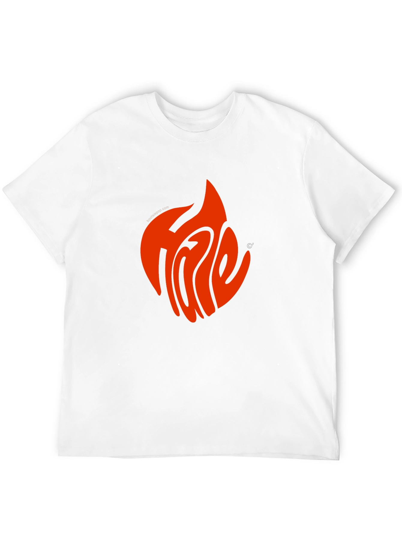 Fiery Flame Graphic Tee - Cool Black T-Shirt