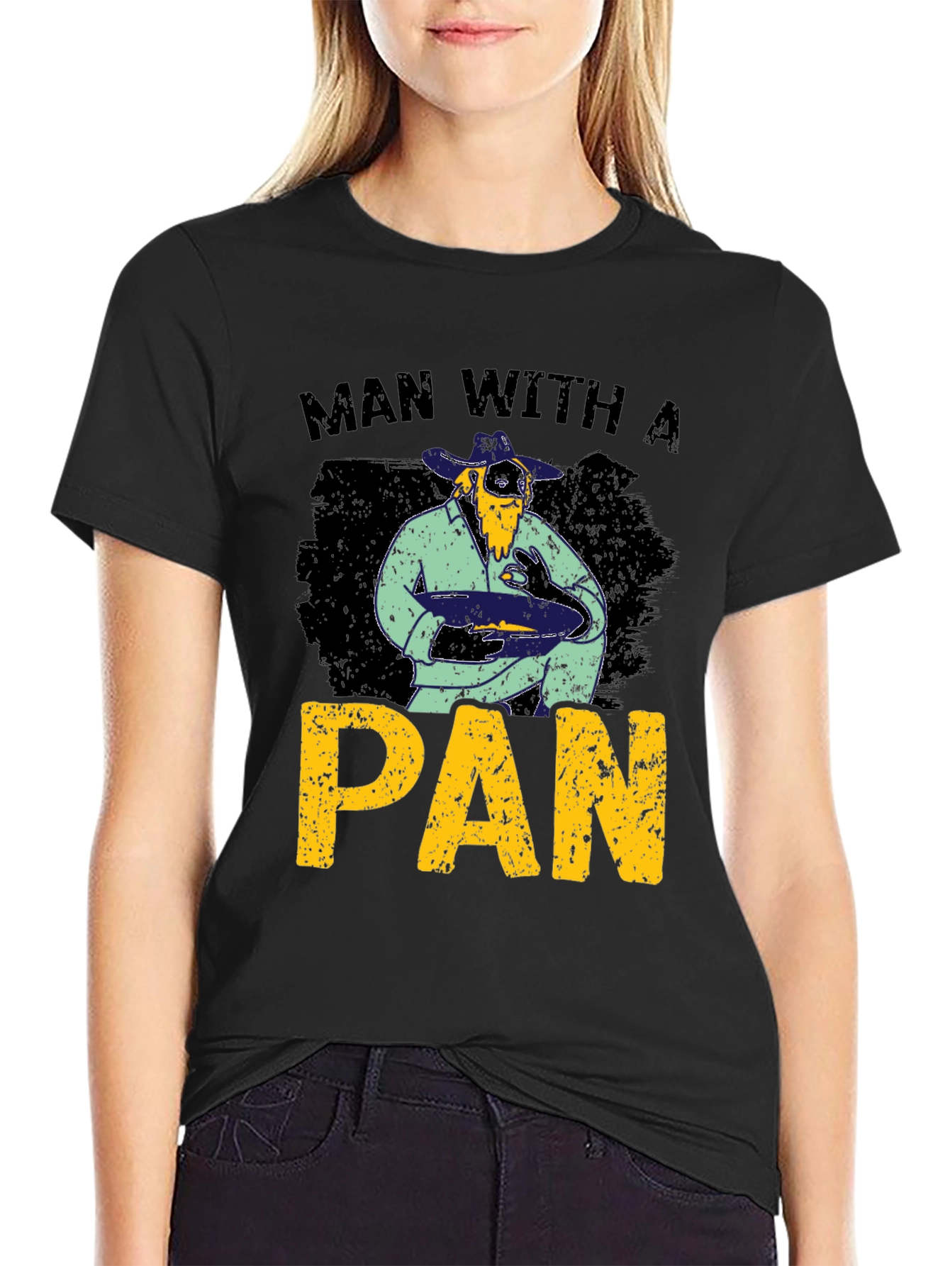 Man With A Pan Graphic T-Shirt