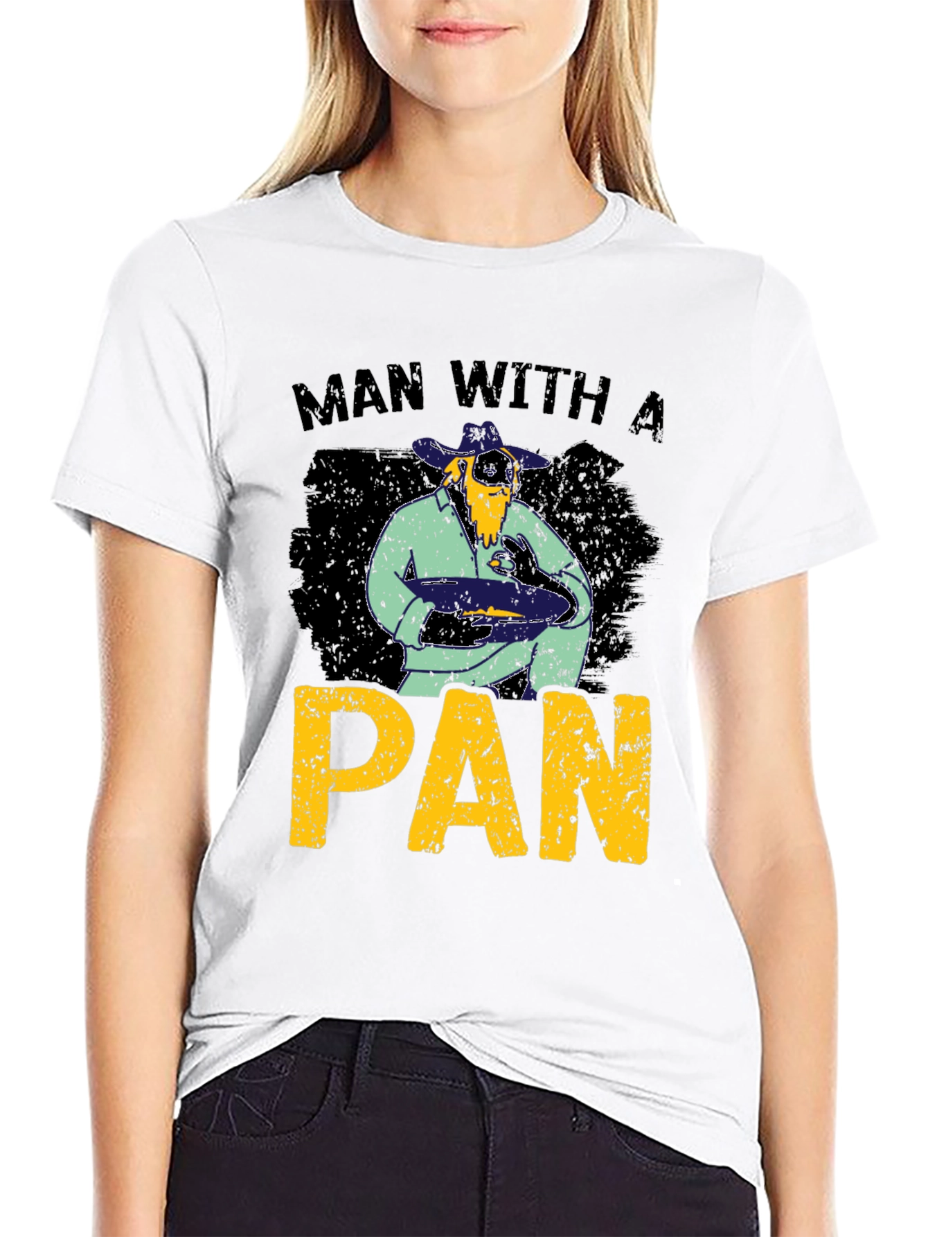 Man With A Pan Graphic T-Shirt