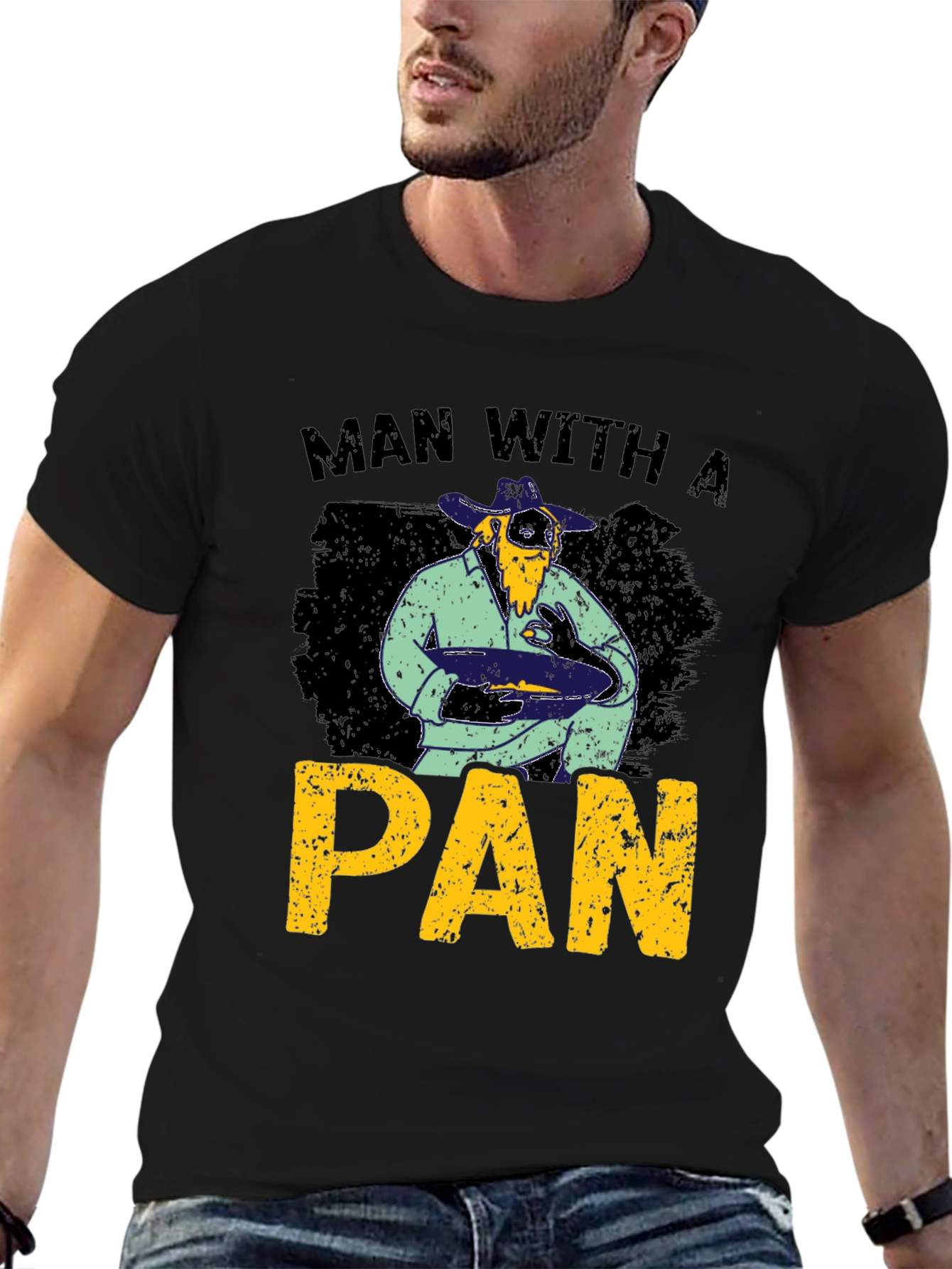 Man With A Pan Graphic T-Shirt