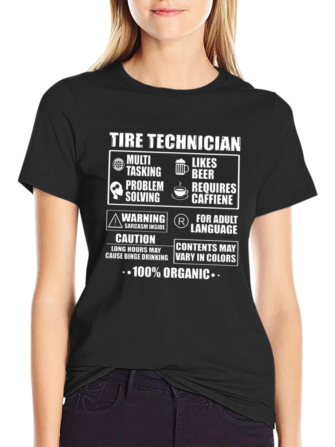 Tire Technician 100% Organic T-Shirt