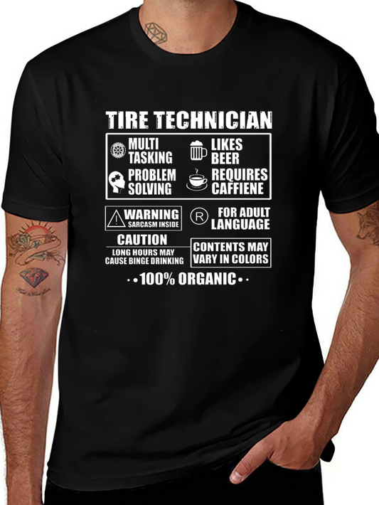 Tire Technician 100% Organic T-Shirt