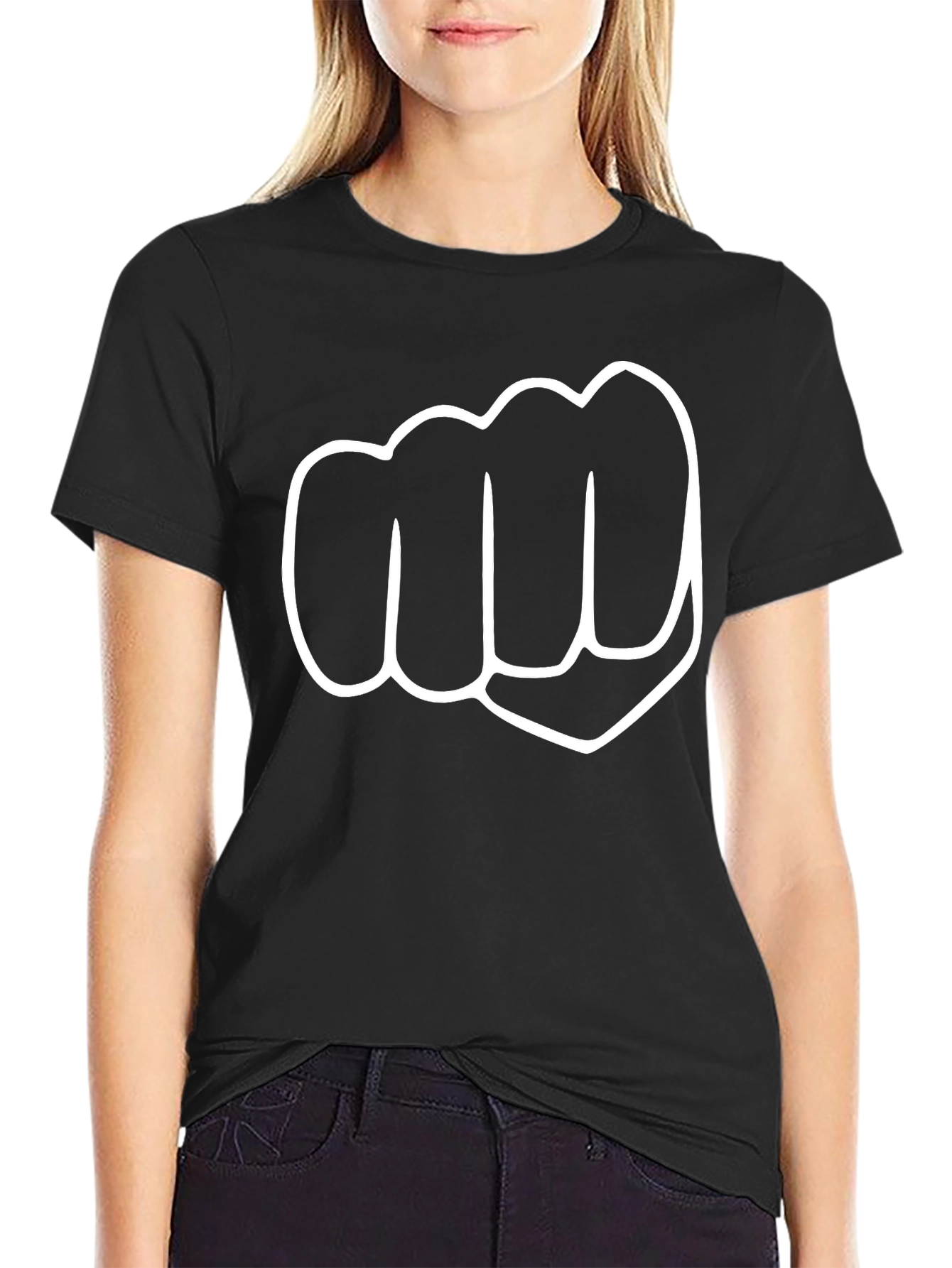 Fist Graphic Black T-Shirt