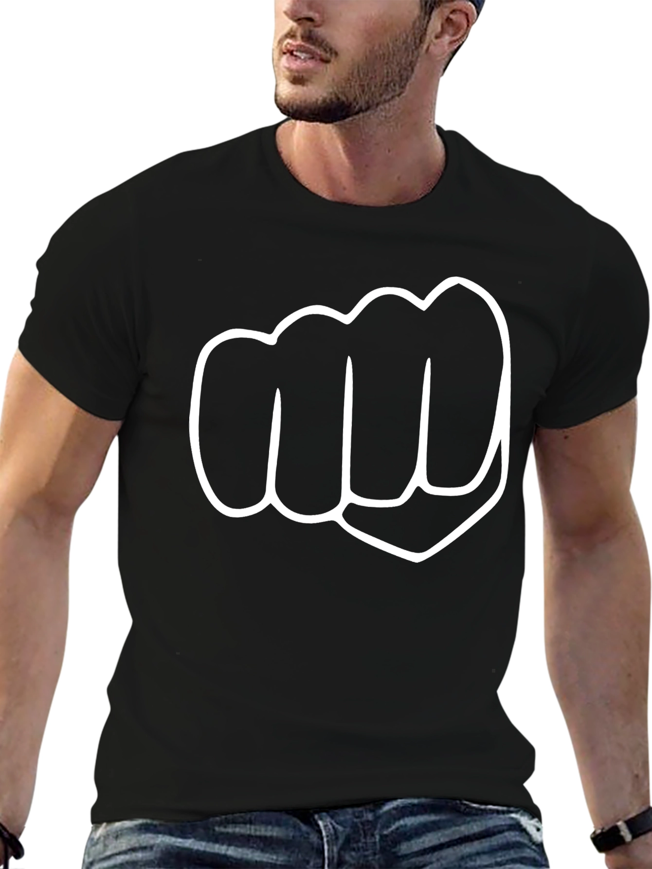 Fist Graphic Black T-Shirt