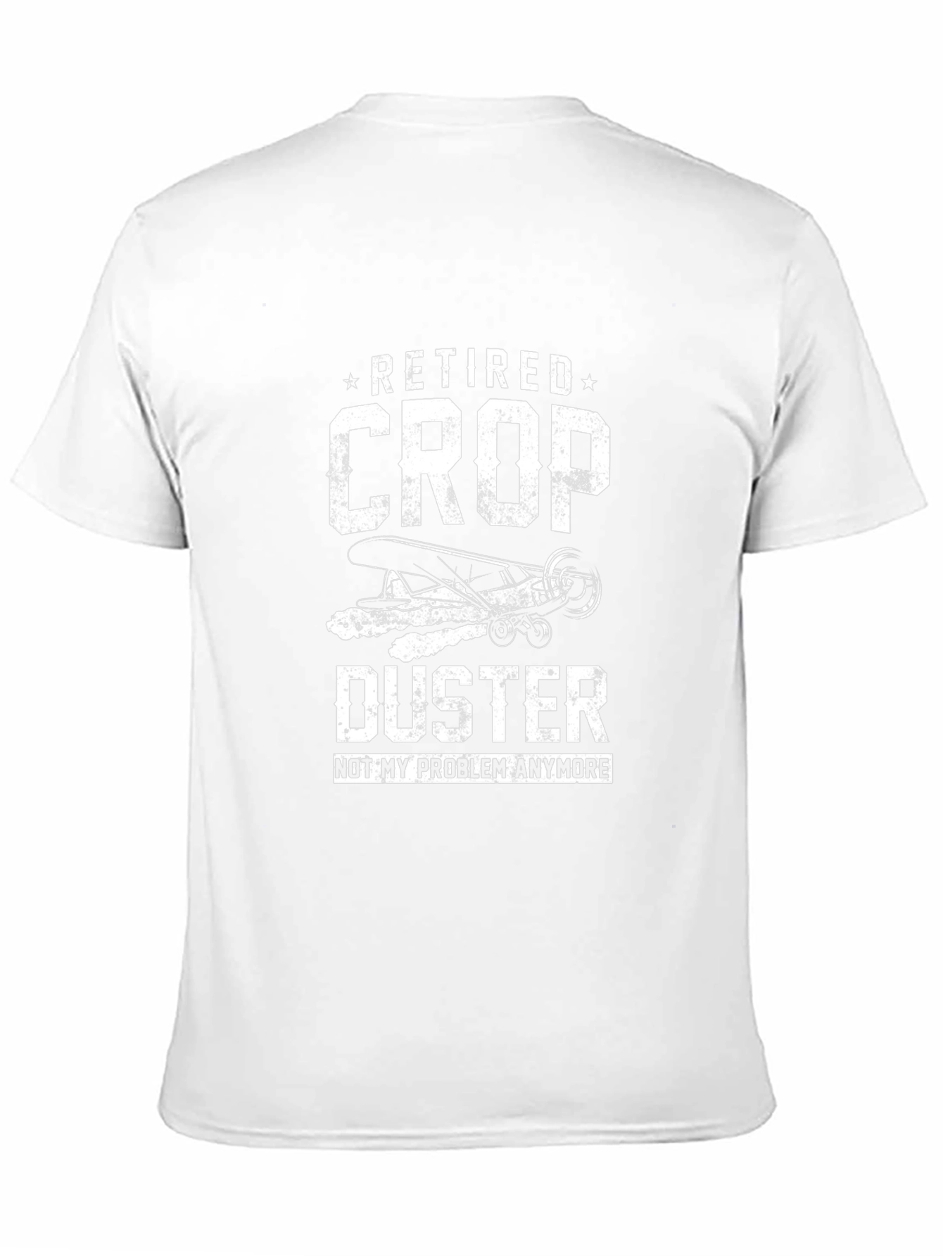 Retired Crop Duster T-Shirt - Funny Aviation Tee