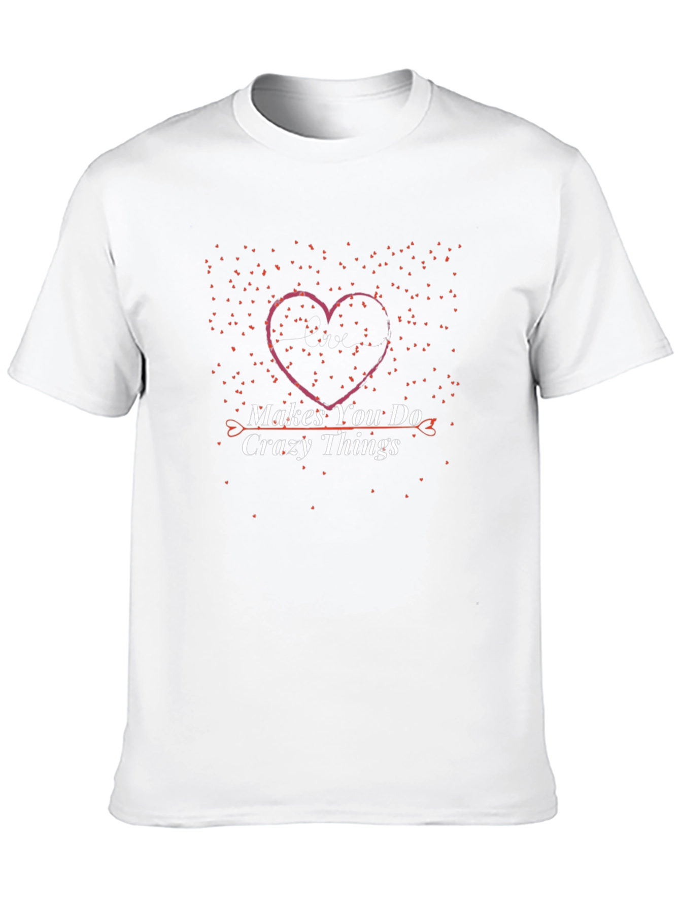Crazy Things Heart Graphic Tee - Soft Cotton Blend