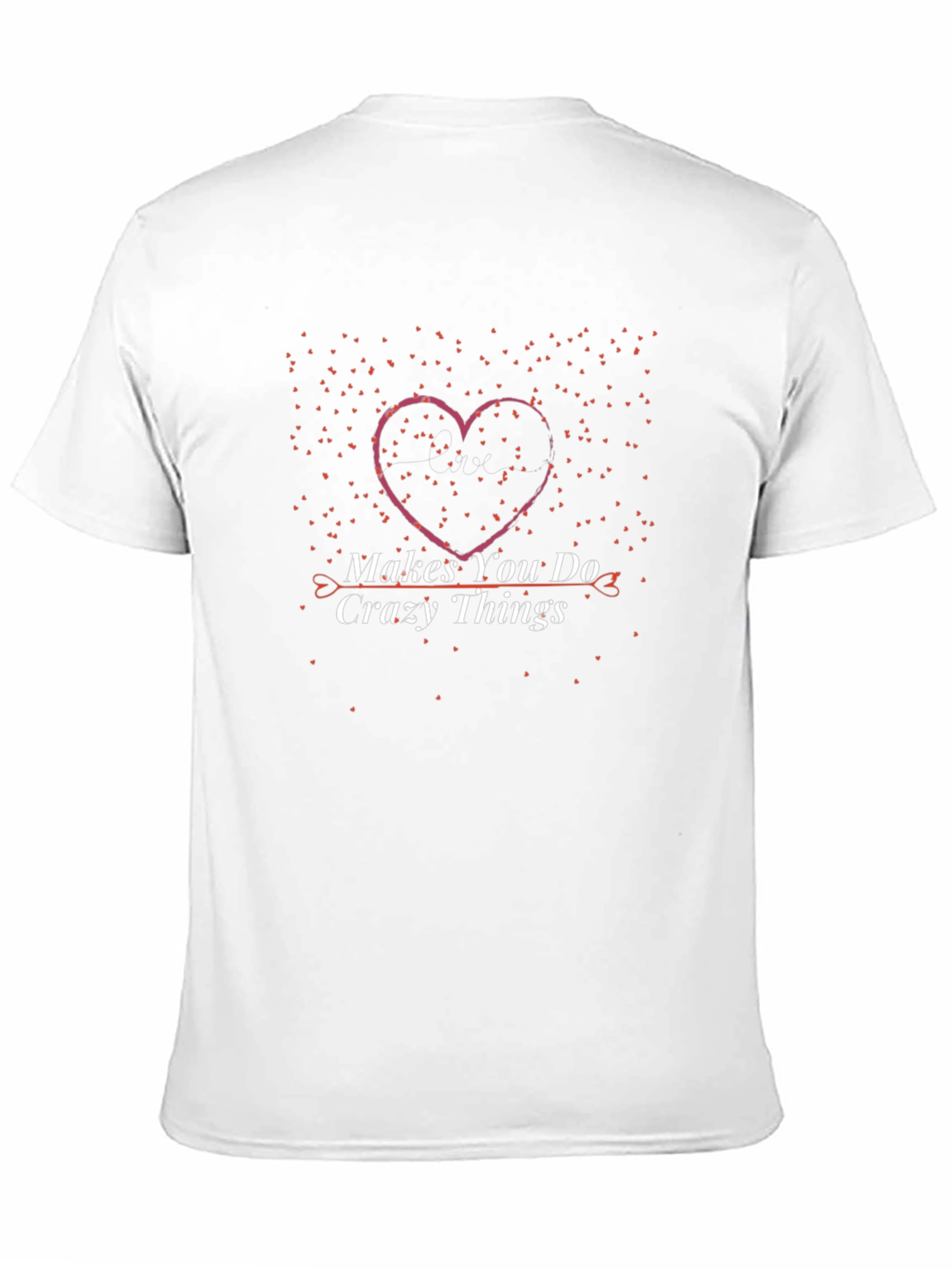 Crazy Things Heart Graphic Tee - Soft Cotton Blend
