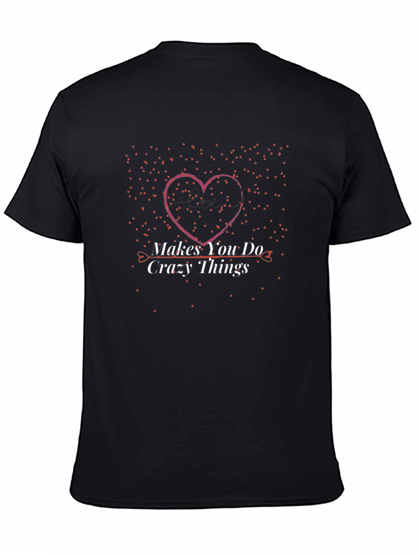 Crazy Things Heart Graphic Tee - Soft Cotton Blend