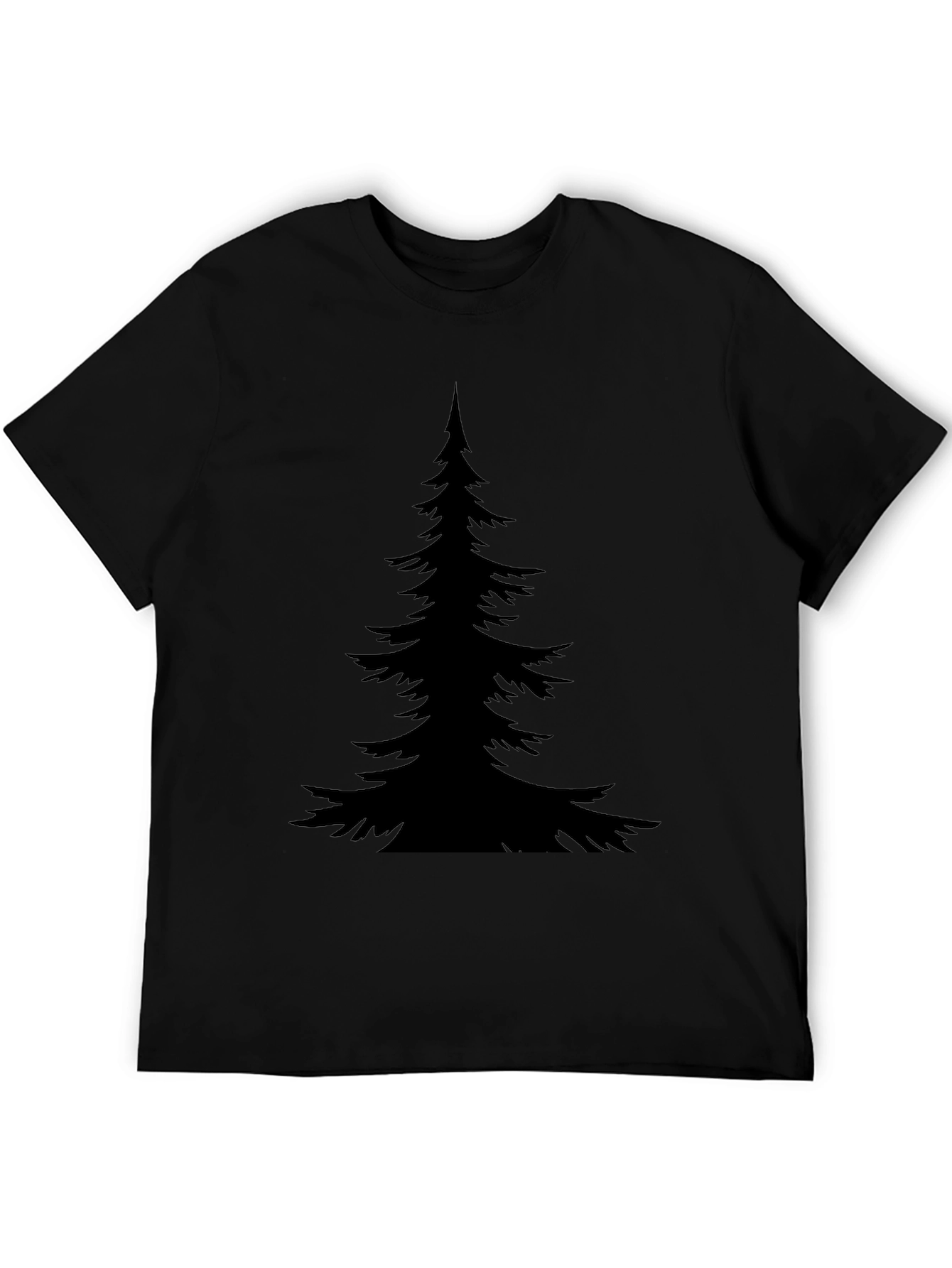 Black Tree Graphic Tee - Mens Casual Shirt
