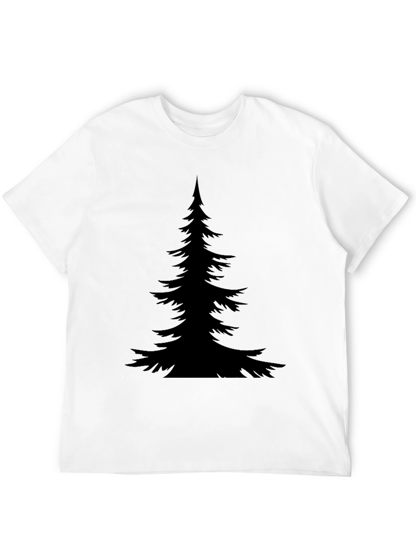 Black Tree Graphic Tee - Mens Casual Shirt