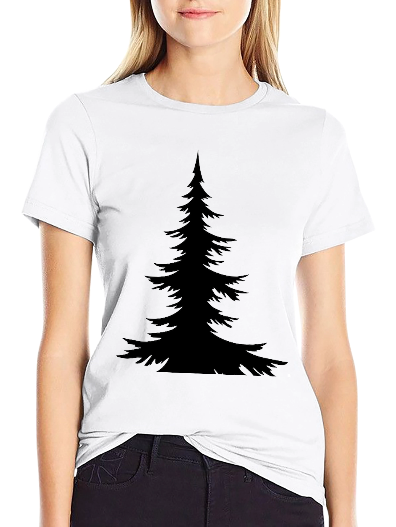 Black Tree Graphic Tee - Mens Casual Shirt
