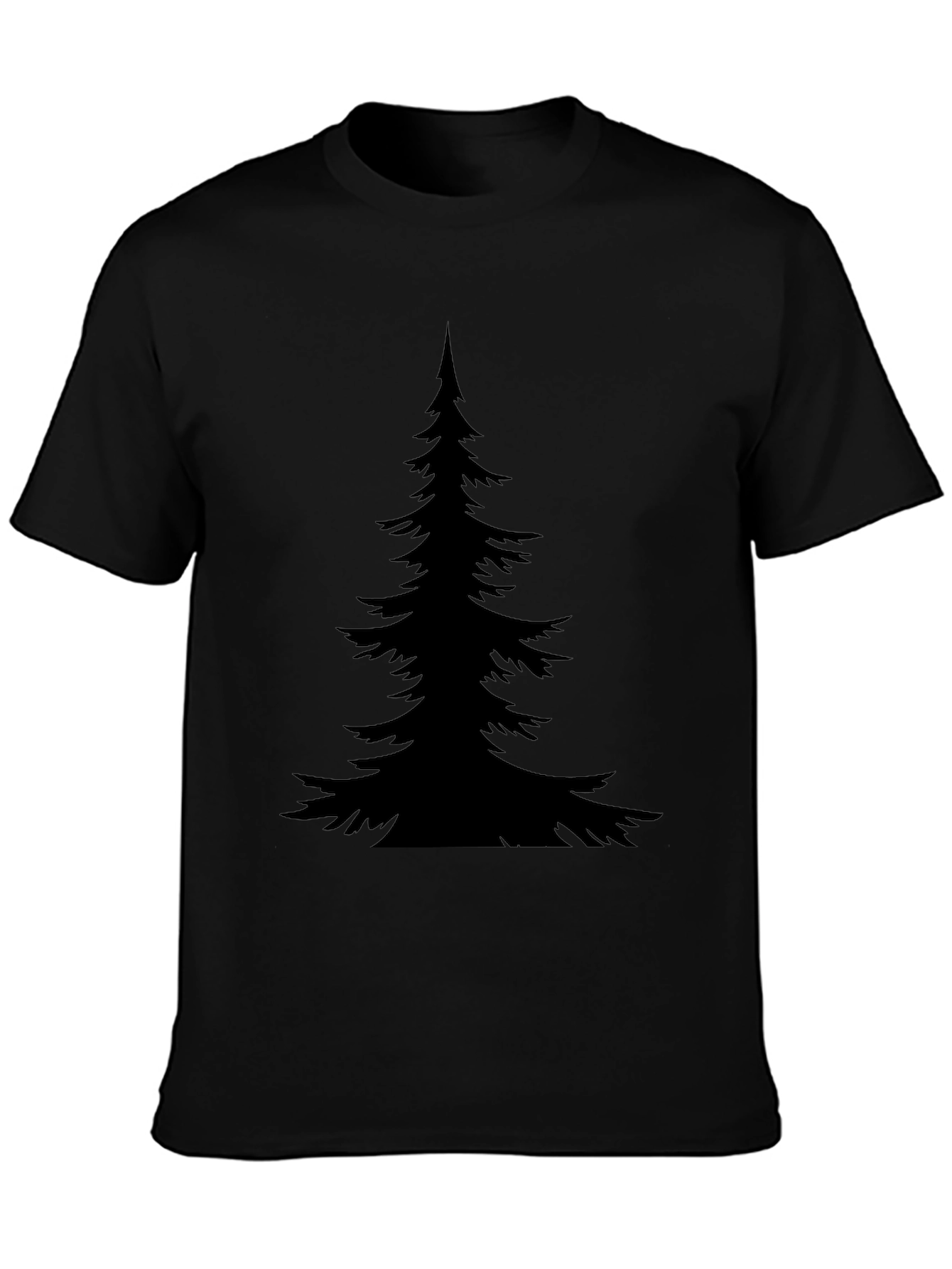 Black Tree Graphic Tee - Mens Casual Shirt