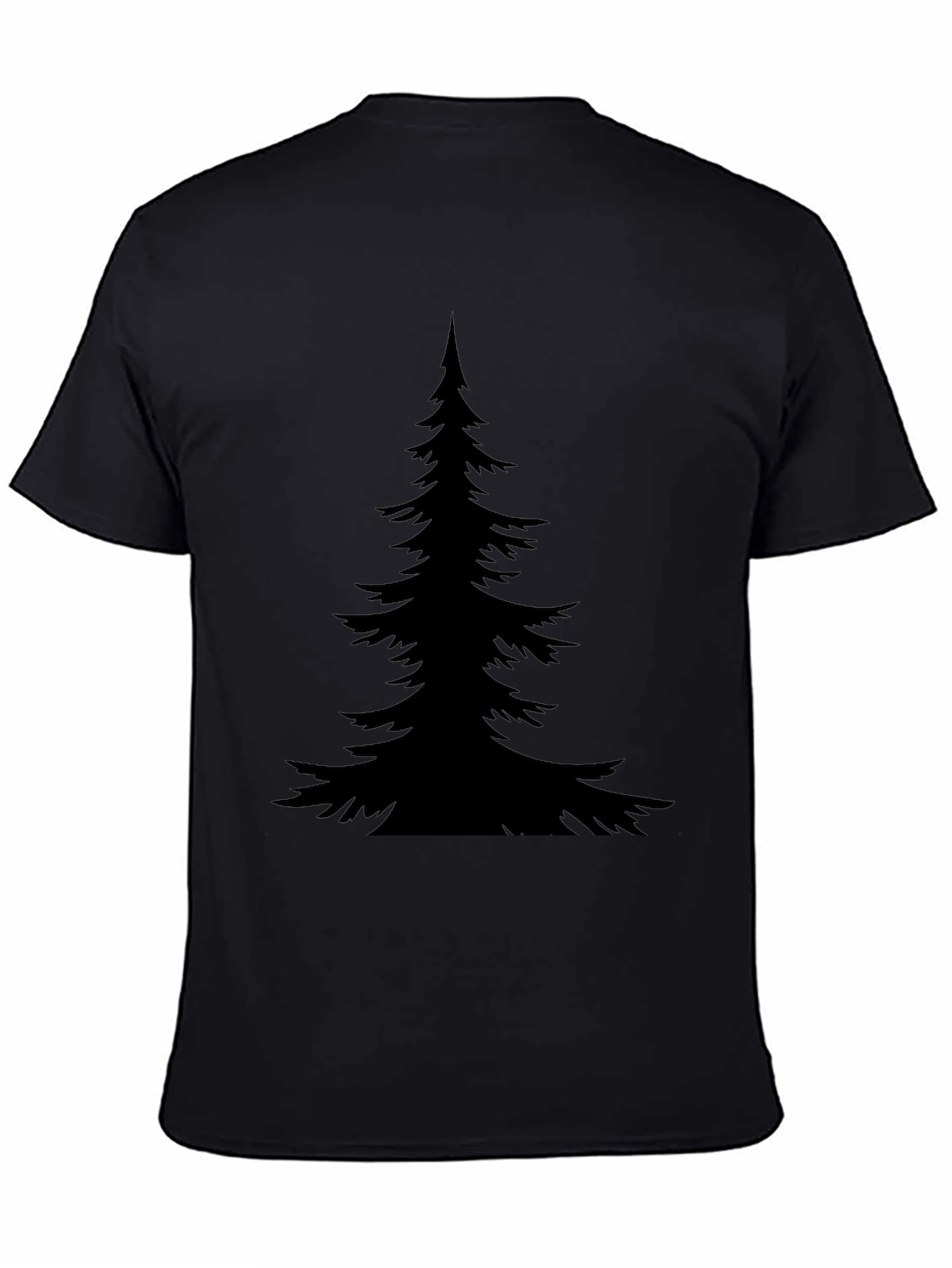 Black Tree Graphic Tee - Mens Casual Shirt
