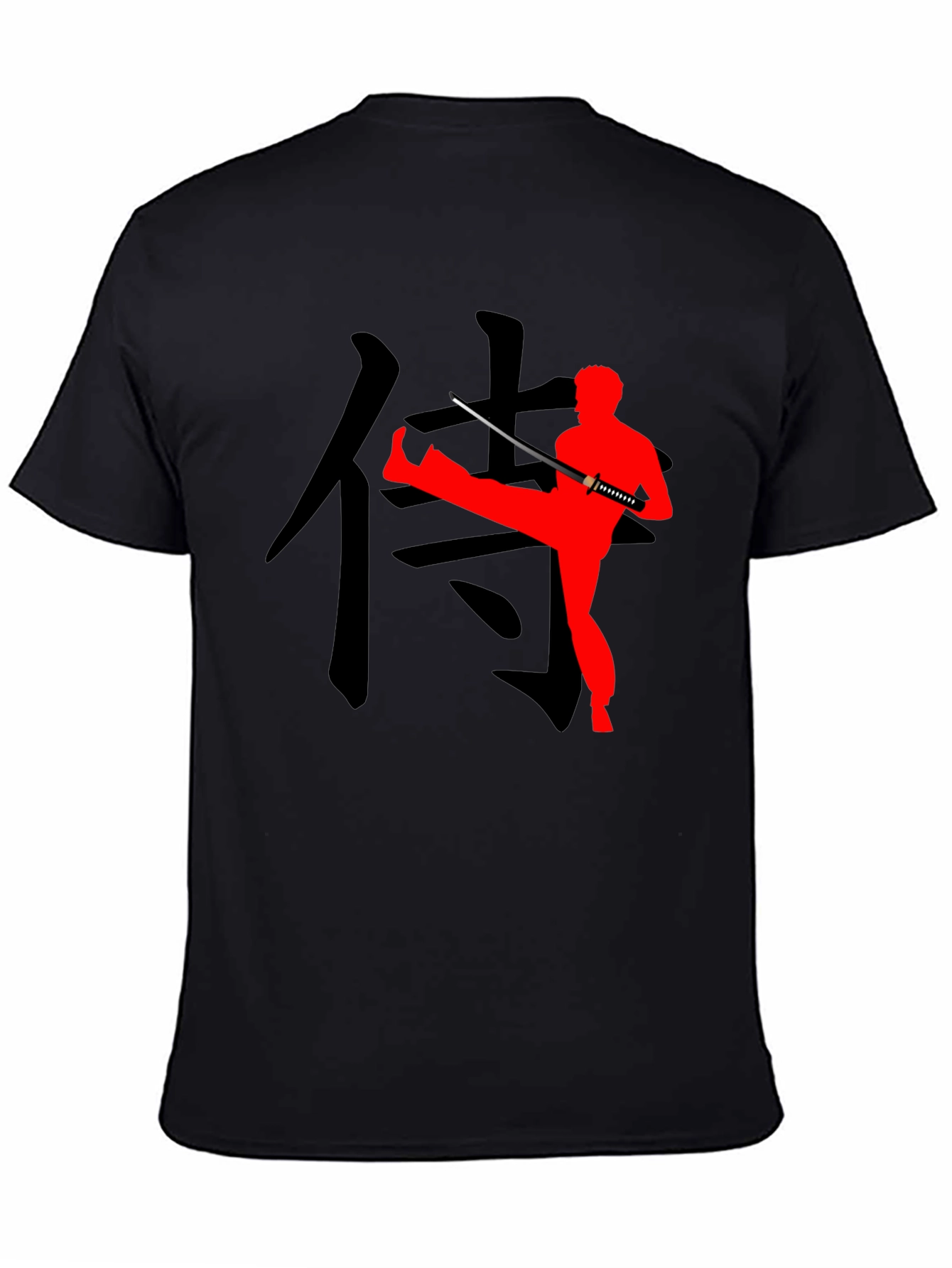 Samurai Kick T-Shirt - Martial Arts Inspired Design