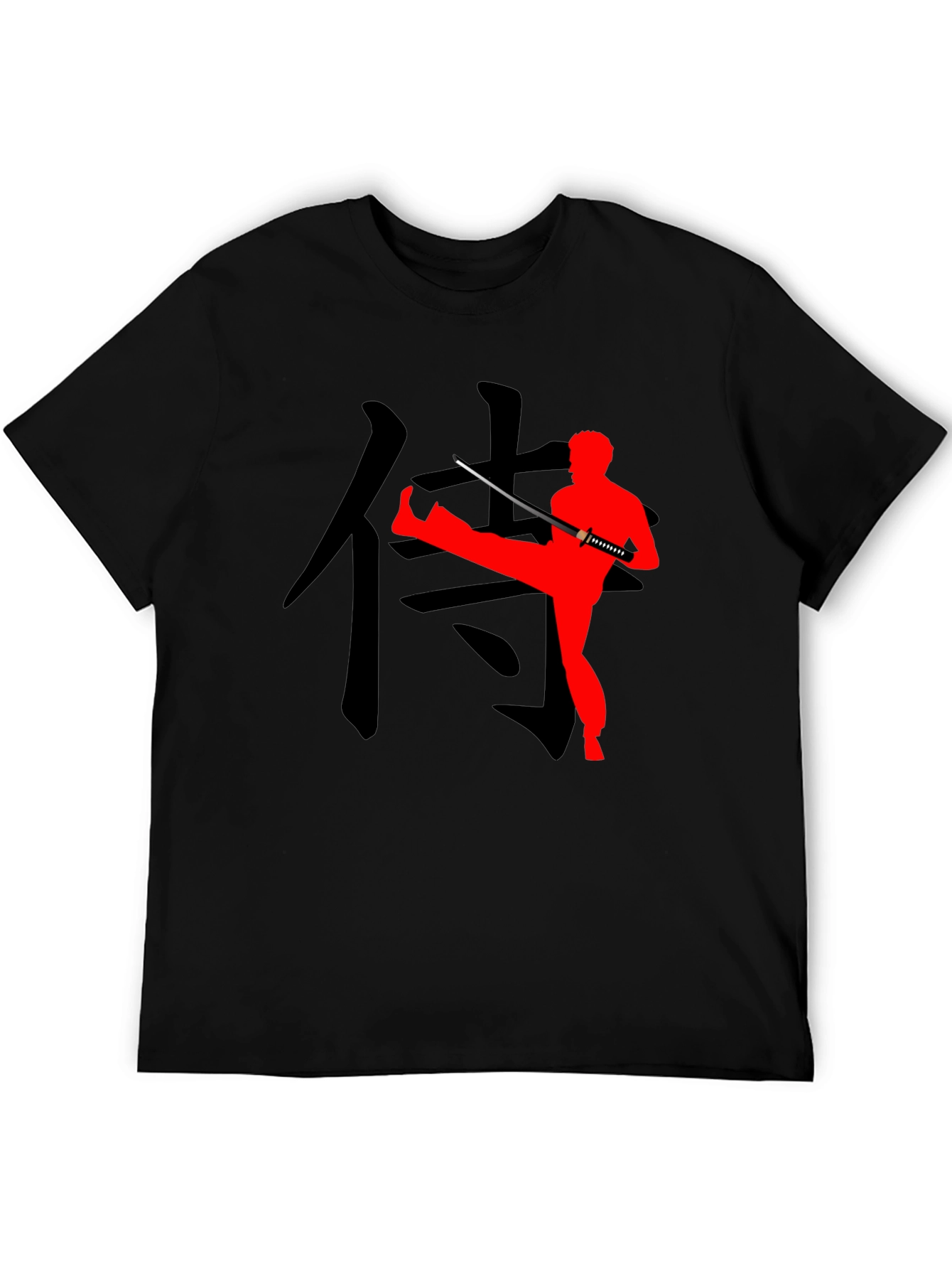 Samurai Kick T-Shirt - Martial Arts Inspired Design