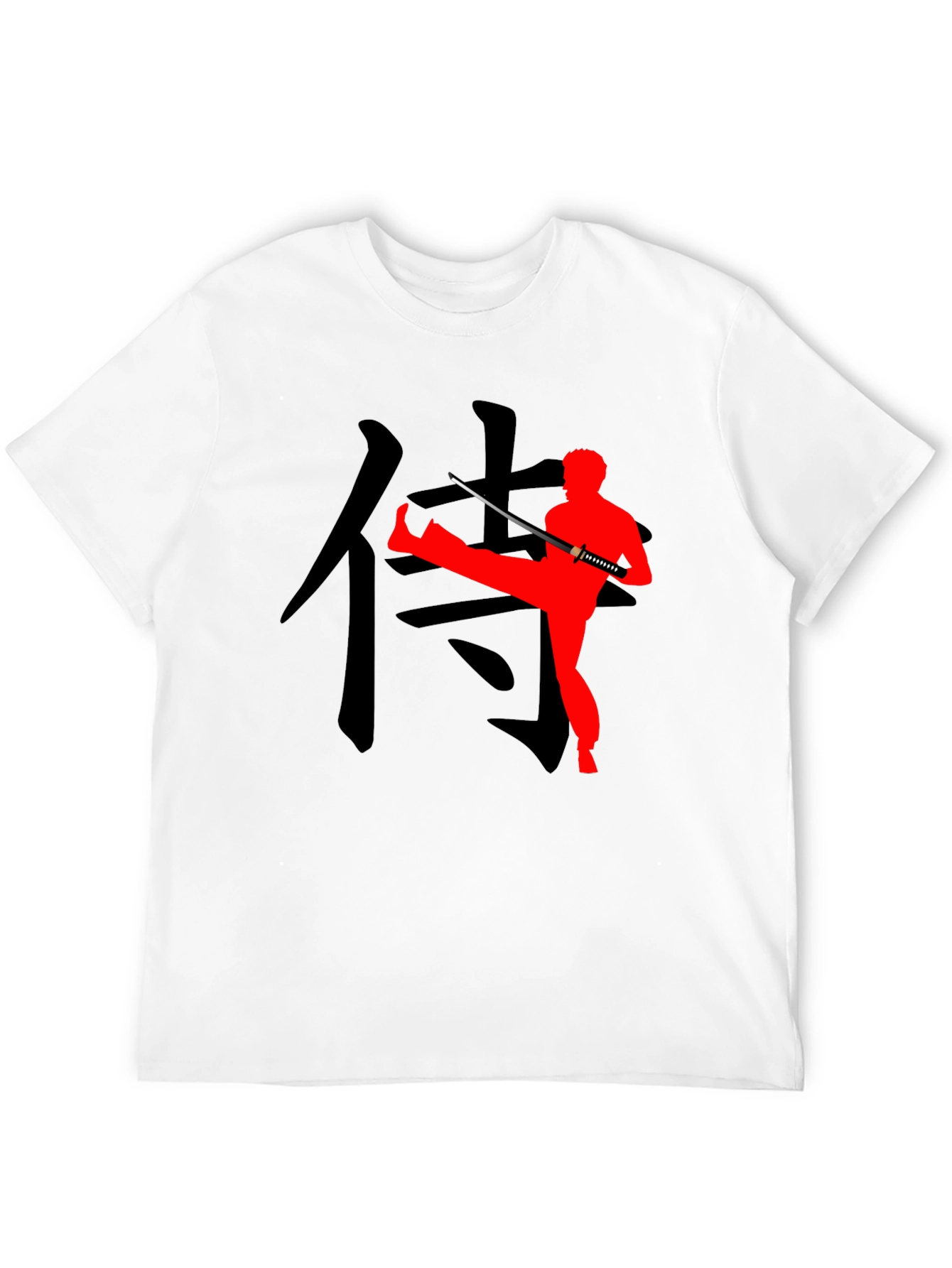 Samurai Kick T-Shirt - Martial Arts Inspired Design