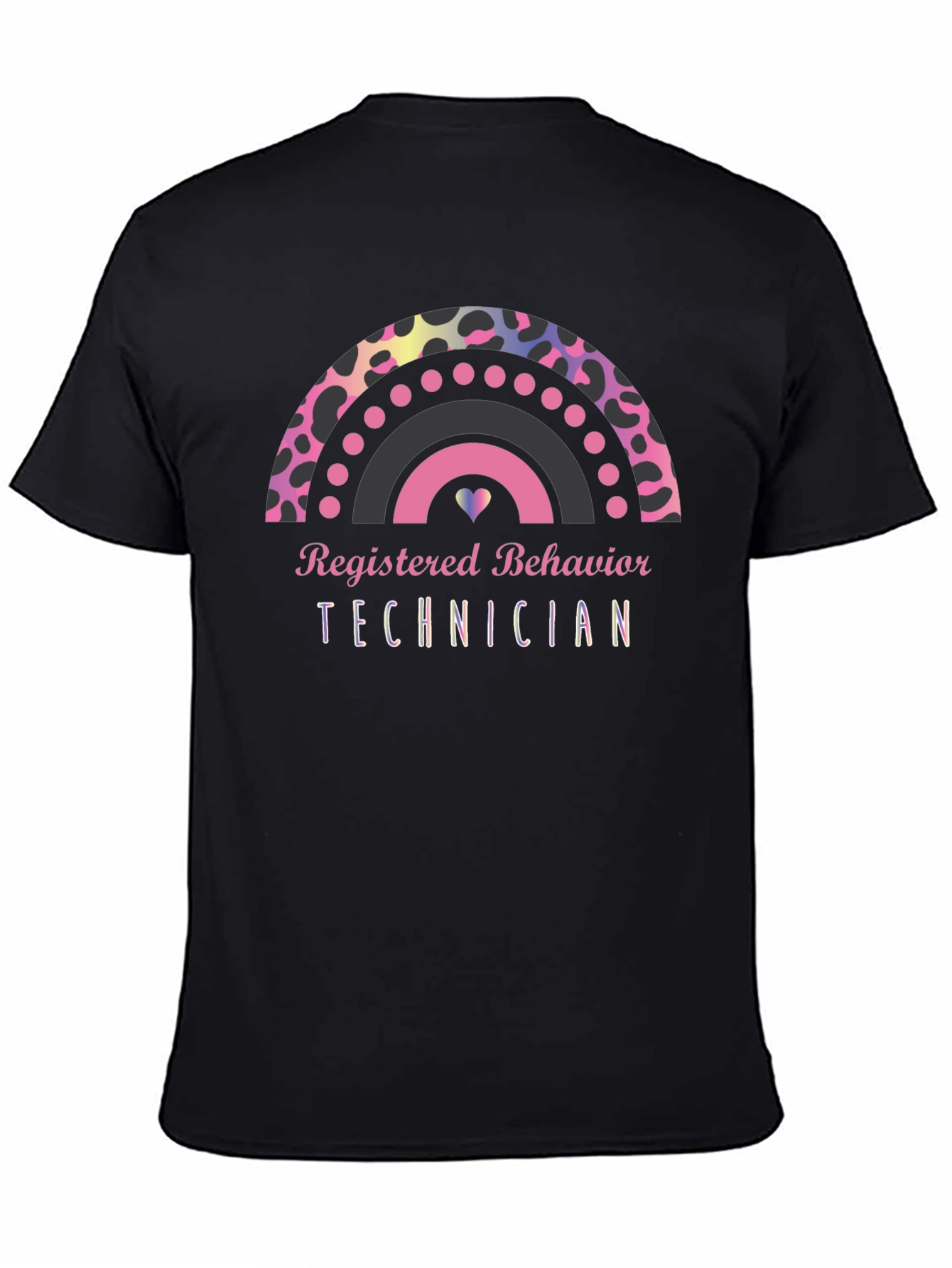 Registered Behavior Technician Rainbow Graphic Tee