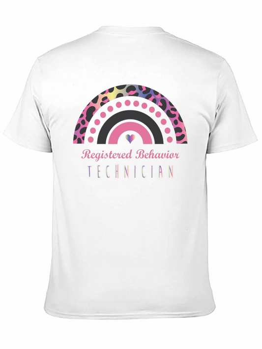 Registered Behavior Technician Rainbow Graphic Tee