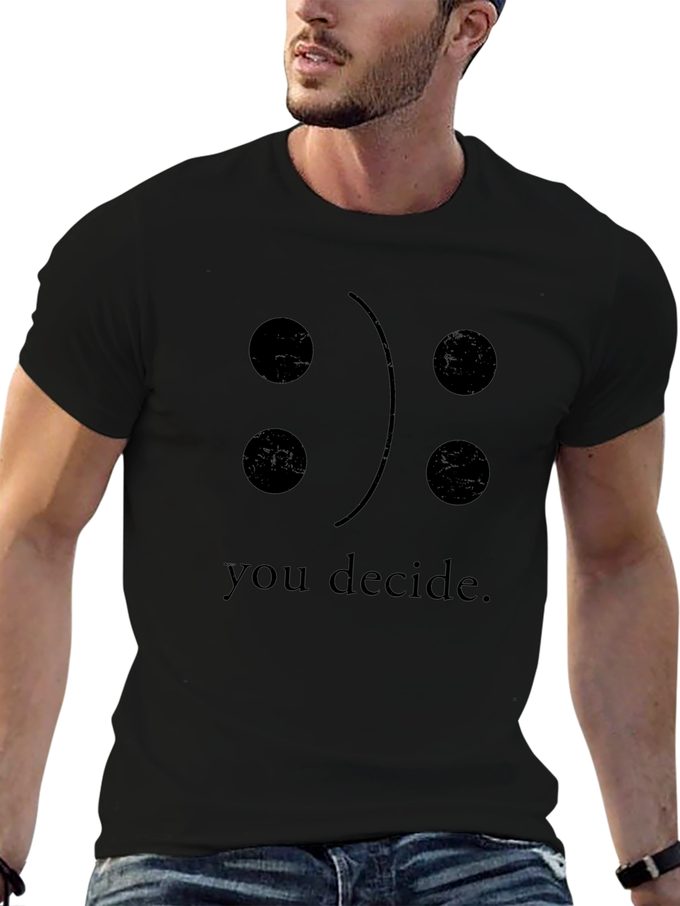 You Decide T-Shirt - Funny Emoticon Tee