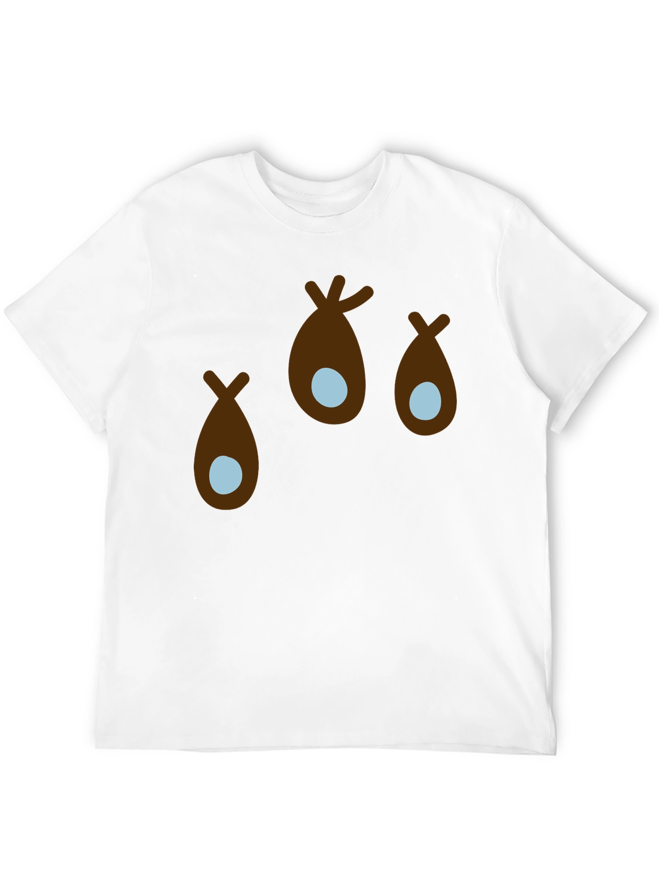 Brown Seed Pods T-Shirt - Black Tee