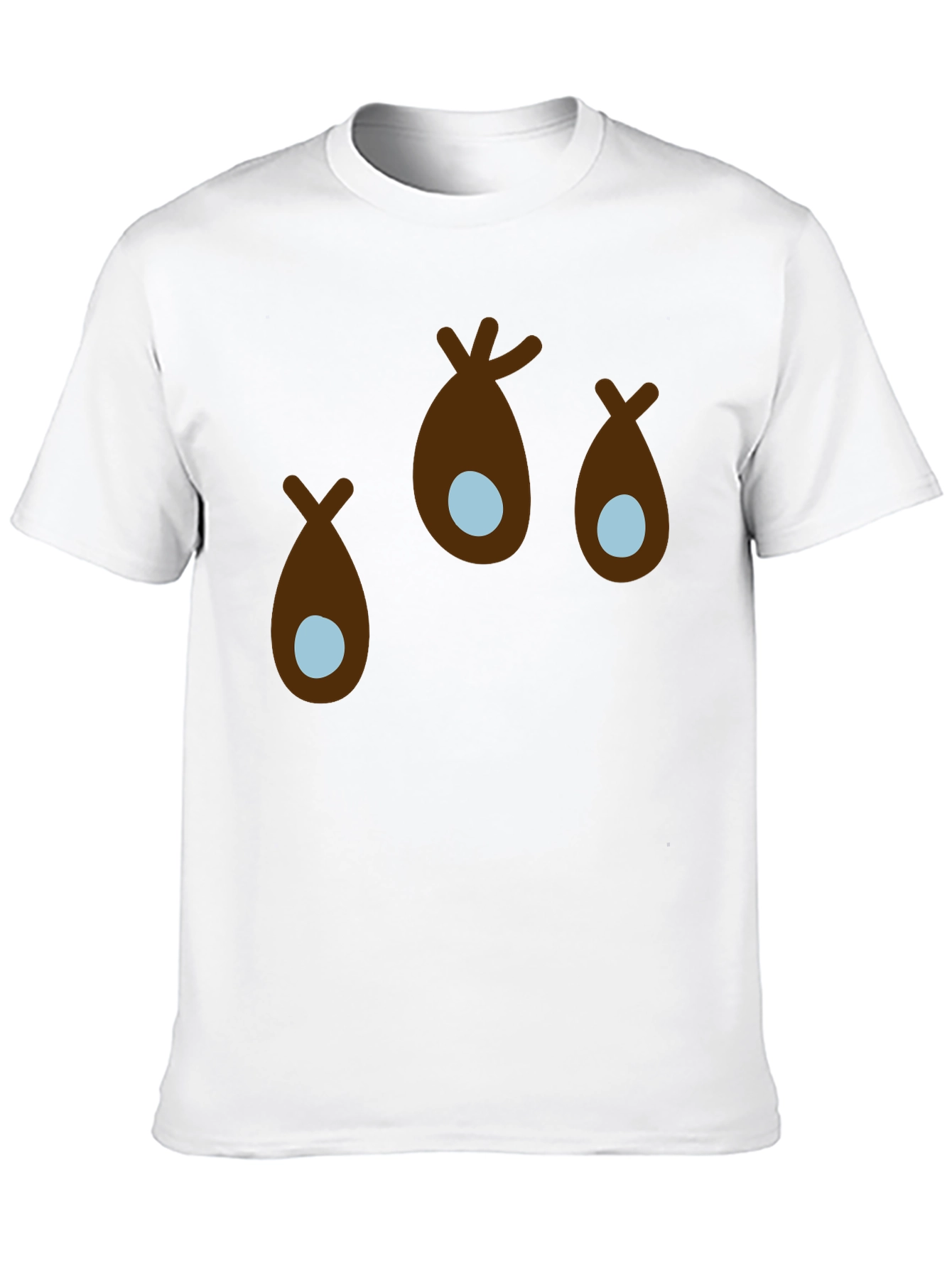 Brown Seed Pods T-Shirt - Black Tee