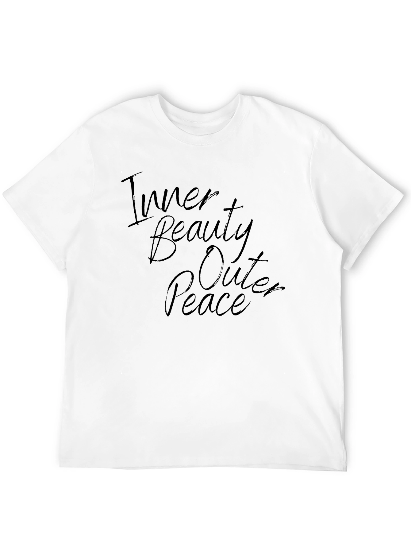 Inner Beauty Outer Peace Black Graphic Tee