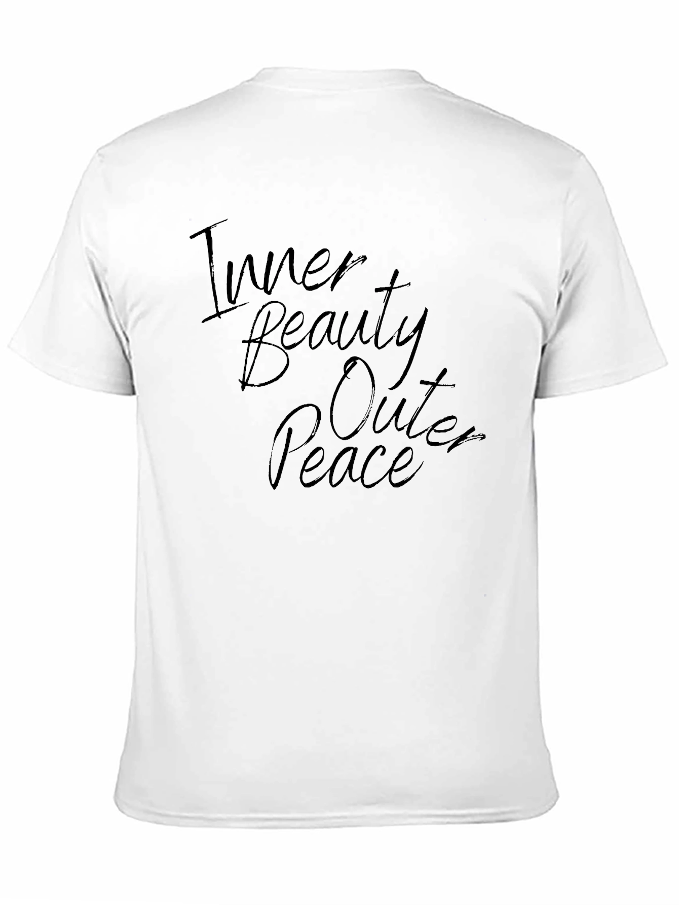 Inner Beauty Outer Peace Black Graphic Tee