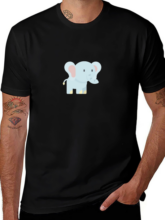 Cute Elephant Graphic T-Shirt
