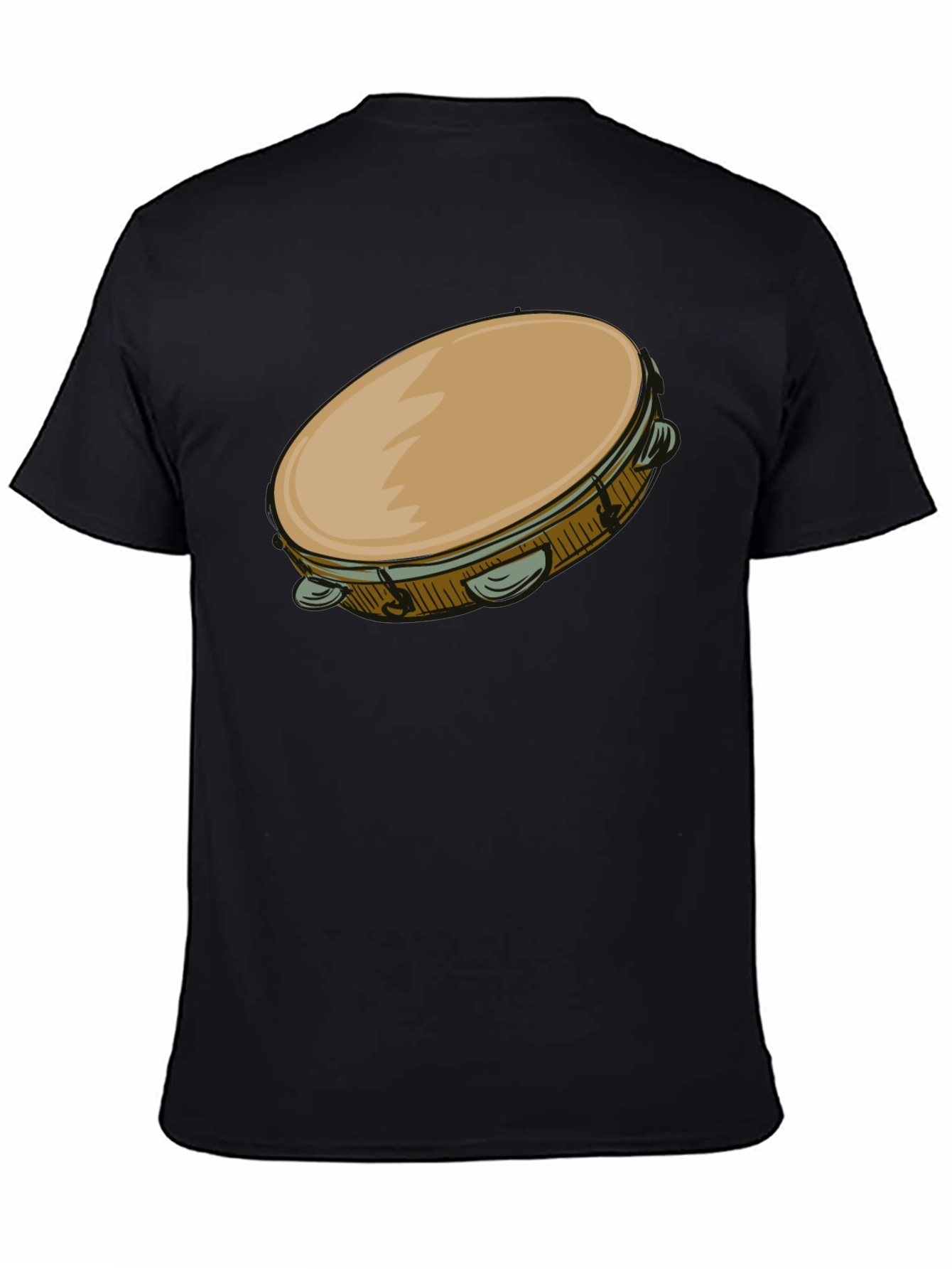 Tambourine Graphic T-Shirt - Music Lover Tee