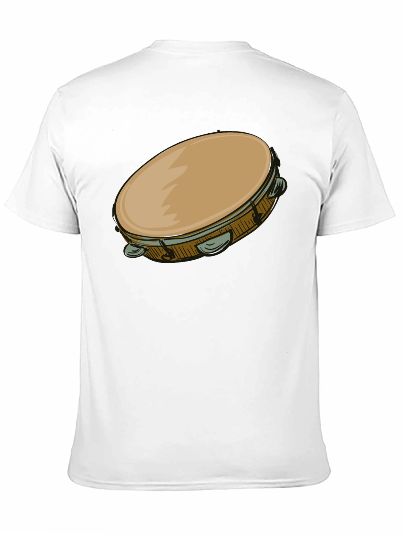 Tambourine Graphic T-Shirt - Music Lover Tee